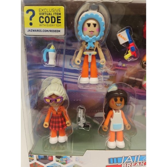 Roblox DEVSERIES Jailbreak Hiding In Plain Sight 6 Action Figures Virtual Code - Picture 3 of 4